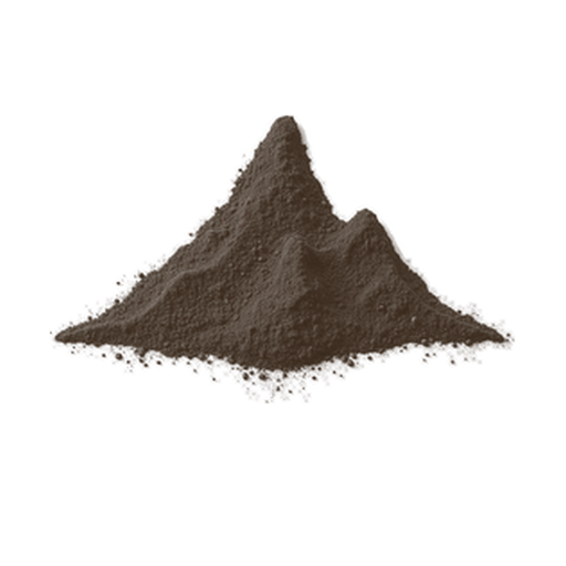 Mountain, drawn in coffee grounds